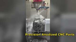 Mecanizado CNC de precisión Partes anodizadas