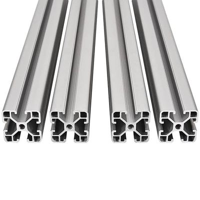 2525 T Profiles de aluminio de ranura para doblar perfiles extrudidos Servicios de componentes de precisión