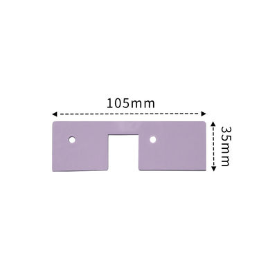 Industrial electrónica aislamiento térmico silicona Cpu Pad 0,5 mm-15 mm de espesor