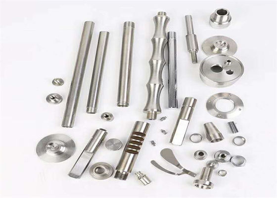 Servicio de torneado CNC de plata Componentes automáticos girados de precisión de cuero
