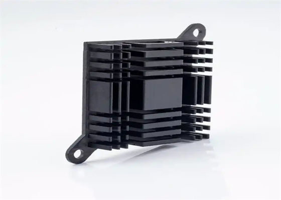 Superficie de mecanizado CNC negro con acabado de precisión con recubrimiento personalizado
