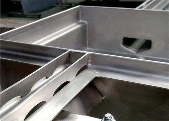 Las piezas de aluminio de soldadura de chapa de metal a medida
