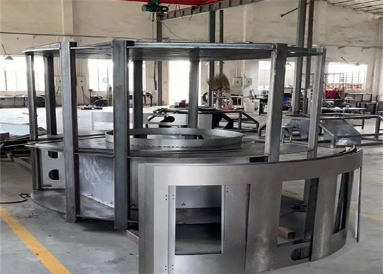Proceso de soldadura industrial de chapa de metal Pequeñas piezas metálicas cortadas por láser