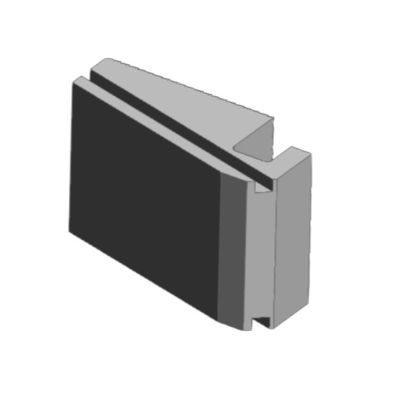 Pinza 005 E1 con método de mecanizado CNC y 88.0x56.0x39.0 mm