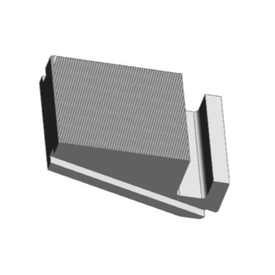 Pinza 005 E1 con método de mecanizado CNC y 88.0x56.0x39.0 mm