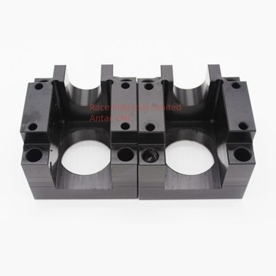 Piezas de mecanizado CNC personalizadas de alta precisión profesional con superficie de pulverización anodizada