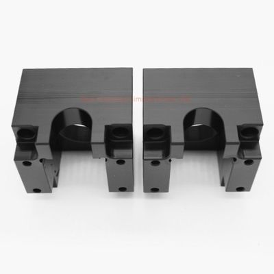 Piezas de mecanizado CNC personalizadas de alta precisión profesional con superficie de pulverización anodizada