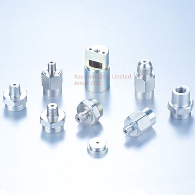 Aluminio latón acero inoxidable piezas de torneado CNC componentes de precisión pulido tratamiento anodizante