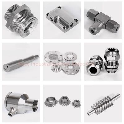 Servicios de mecanizado de piezas de torneado CNC de precisión de aluminio y acero inoxidable