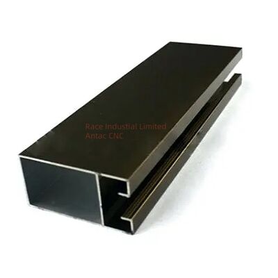Perfiles de extrusión de aluminio de precisión acabado de color de madera personalización aplicaciones industriales