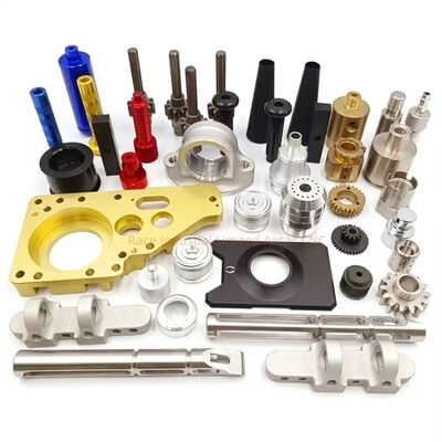 Piezas de mecanizado CNC de precisión con rugosidad superficial Ra0.2 a Ra3.2 y componentes personalizados anodizados