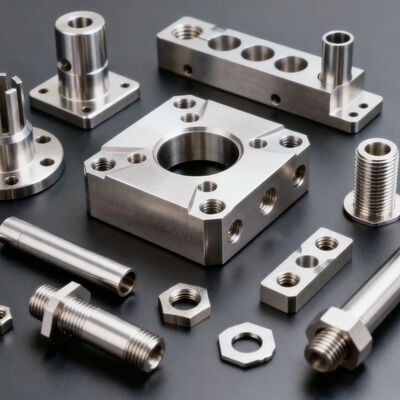 Dureza según el material piezas de mecanizado CNC de aleación de aluminio número de serie FLC-1 piezas metálicas de precisión para equipos de automatización