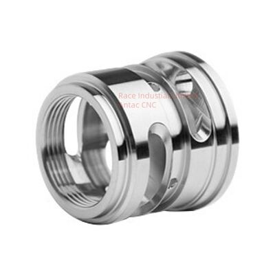 Piezas de torneado CNC de aluminio con logotipo personalizado, componentes de ingeniería de precisión de máquina CNC adecuados para diversas aplicaciones